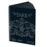 Блокнот на спирали для эскизов и зарисовок "DARK" 160 г/м2, А4, 30л фото 1 &mdash; PalitraMastera