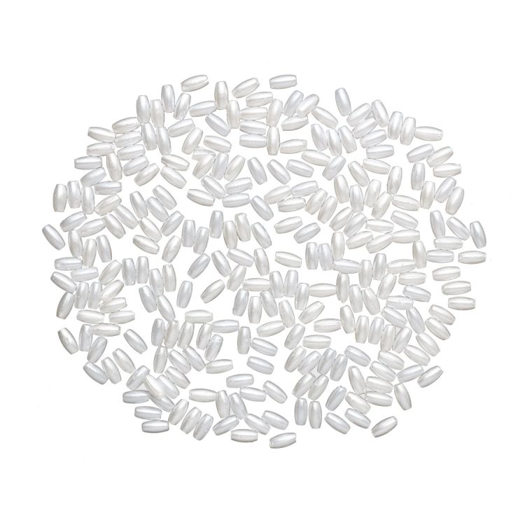 4AR293/294 Бусины жемчуг, пластик 3*6мм, 15гр/упак, Astra&amp;Craft (J502 белоснежный) — PalitraMastera