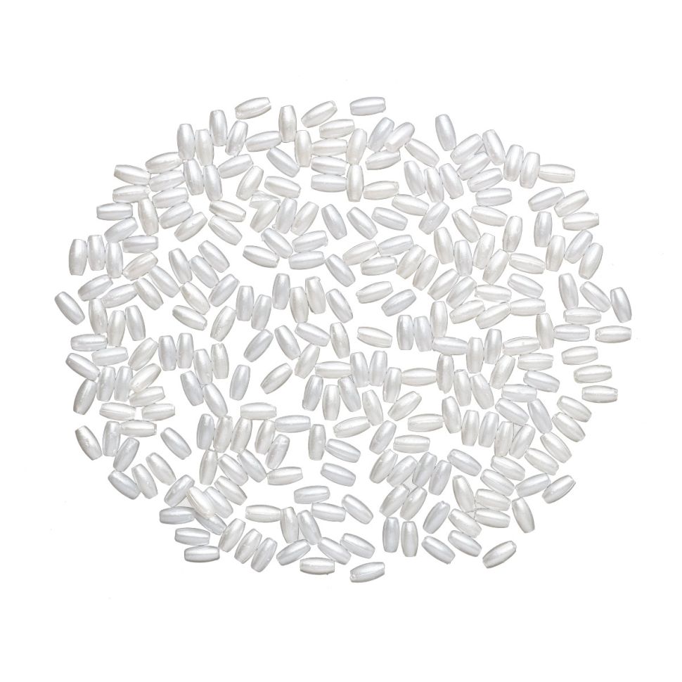 4AR293/294 Бусины жемчуг, пластик 3*6мм, 15гр/упак, Astra&Craft (J502 белоснежный) фото 1 &mdash; PalitraMastera