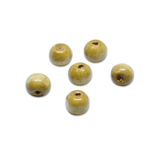 Деревянные бусины круглые, 10мм, 50 гр (нат/дерево) фото 1 &mdash; PalitraMastera