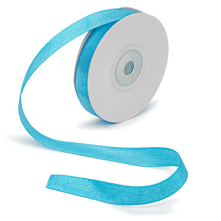 Лента атласная 2,5см*22,86м (136 ярко-голубой) — PalitraMastera