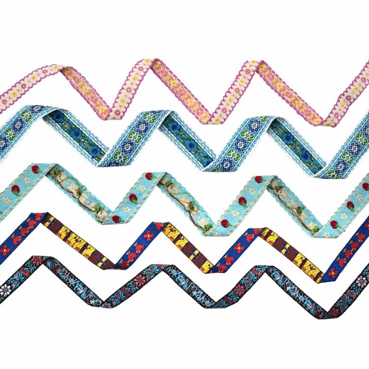 Набор лент декоративных 'Цветы, птенчики и ягоды', 5шт, Vintage Line — PalitraMastera