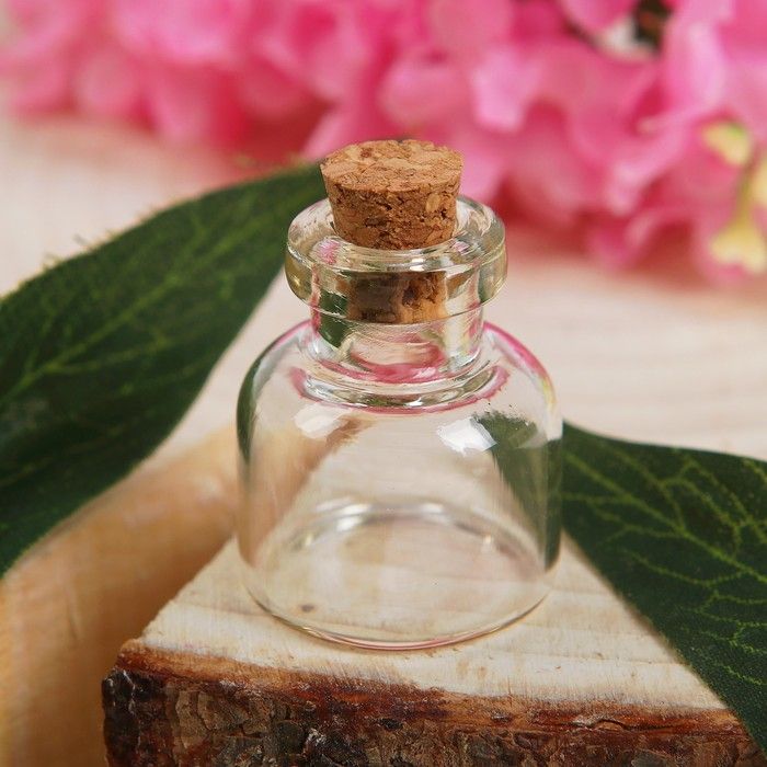 Основа для творчества и декорирования «Бутылочка», с пробкой, 3 мл — PalitraMastera