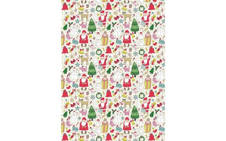 Рисовая бумага для декупажа &quot;Craft Premier&quot;, А4, 25г/м, &quot;Веселый Новый год&quot; CP09521-1 — PalitraMastera