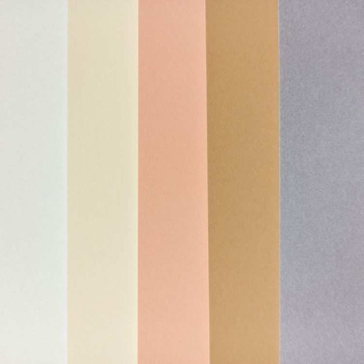 Набор с цветной бумагой &quot;Velour&quot; А4 (210х297) 5цв.5л., 260г/м2 — PalitraMastera