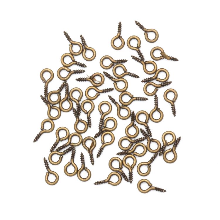 FIN2151 Штифты винтовые, 8*3,5mm, 1 шт Астра (латунь) — PalitraMastera