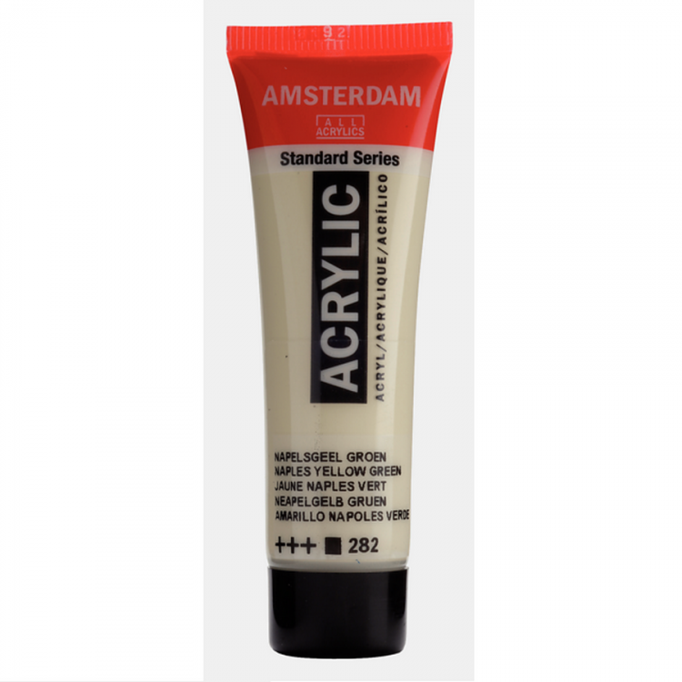 Краска акриловая Amsterdam туба 20мл №282 Желто-зеленый неаполитанский — PalitraMastera