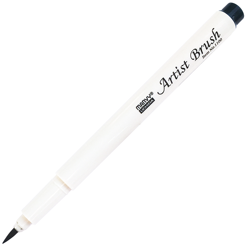 Маркер-кисть, акварельные чернила на водной основе Oriental Blue MAR1100/33 /Marvy фото 1 &mdash; PalitraMastera