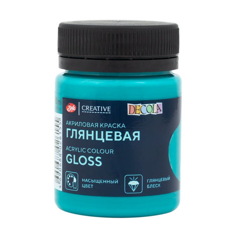Аквамарин акрил глянцевый Декола 50 мл — PalitraMastera