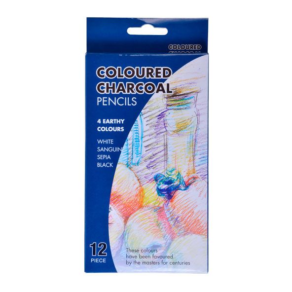 Набор цветных угольных карандашей, , арт. 80508-12С фото 1 &mdash; PalitraMastera