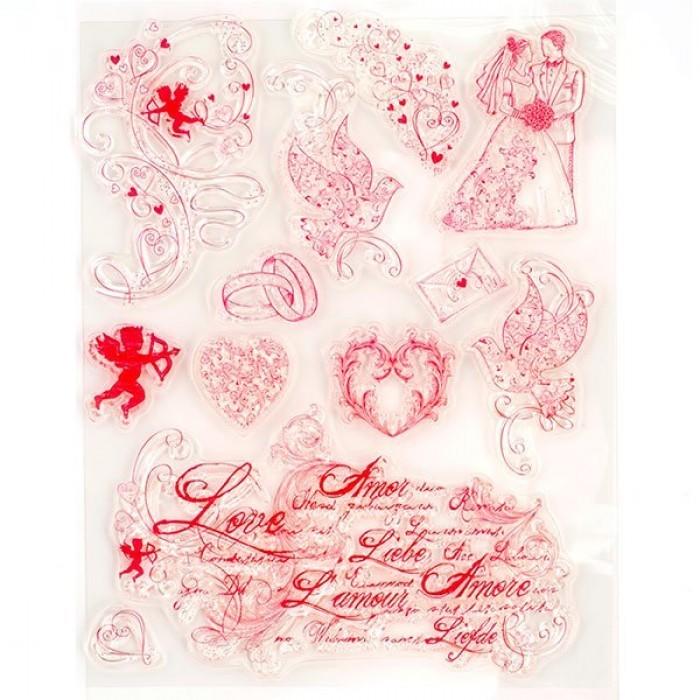 Штампы силиконовые "Любовь", 14 x 18 см фото 1 — PalitraMastera