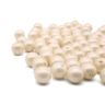 Бусины пластиковые, 'жемчуг' с покрытием АВ, цветные, круглые, 8мм, 25гр, Astra&Craft (15 белый) фото 1 &mdash; PalitraMastera