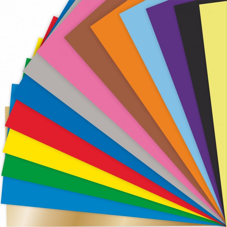 Набор для детского творчества из цветной мел. бумаги А-4 на скрепке &quot;Страна чудес&quot; (Приключение в саду) 14цв.14л. — PalitraMastera