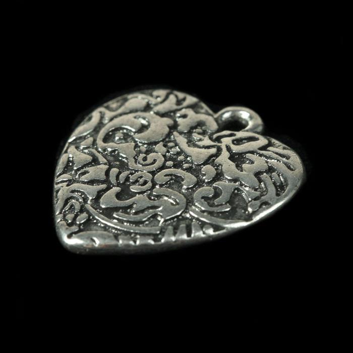 Декор металл для творчества &quot;Сердце ажурное&quot; (В71332) 2,1х2,2 см 2268856 — PalitraMastera