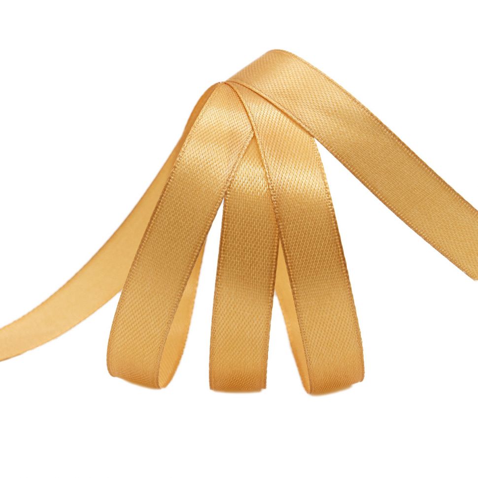 Лента атласная 1,2см*22,86м (039 т.золотой) фото 1 — PalitraMastera