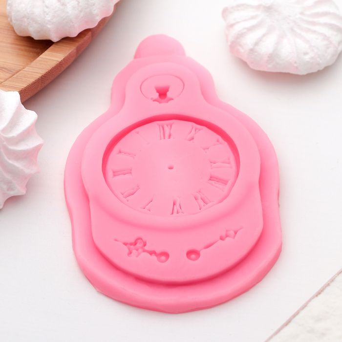 Молд силиконовый «Часы», 117 см, цвет МИКС — PalitraMastera