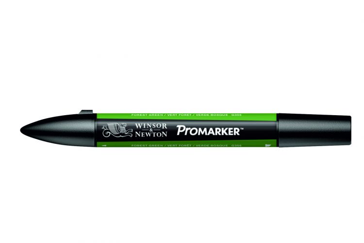 Winsor&amp;Newton Маркер художественный Pro, лесной зеленый — PalitraMastera