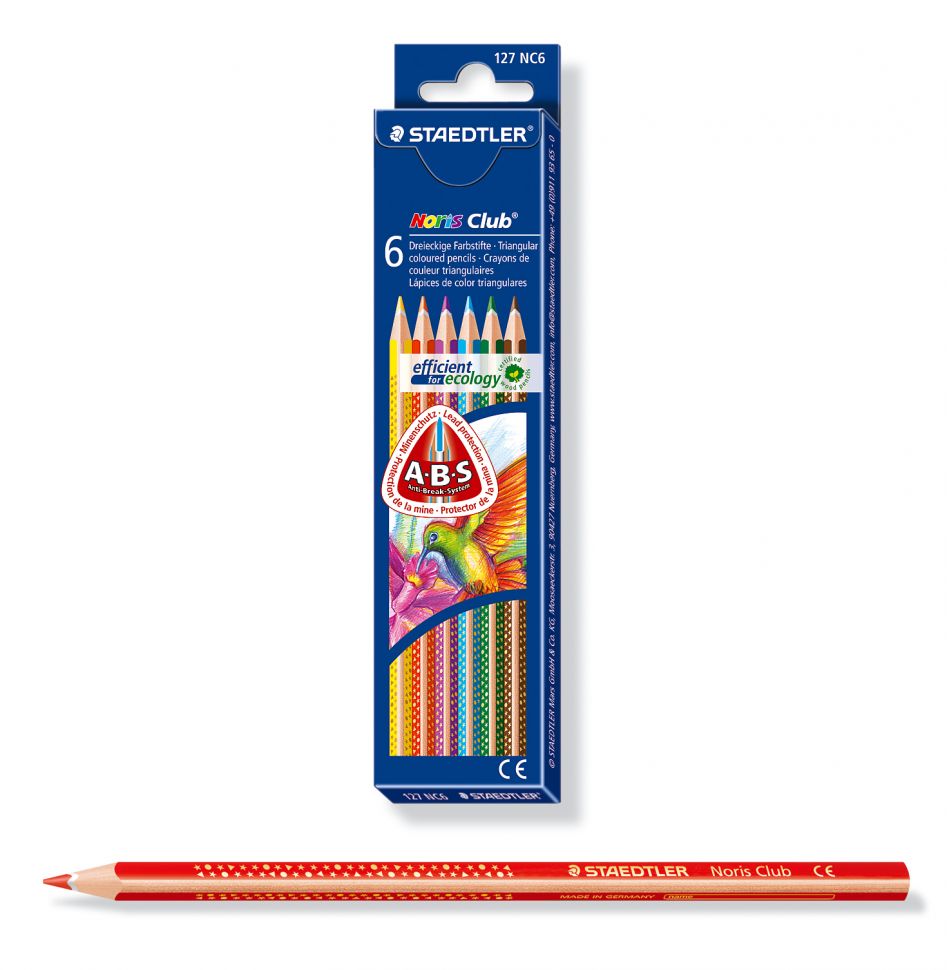 Наб.цв.кар.Noris Club треуг./6цв/карт./STEADLER фото 1 &mdash; PalitraMastera