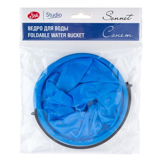 Ведро для воды &quot;Сонет&quot;, складное, ткань, диаметр 14 см, высота 12 см — PalitraMastera