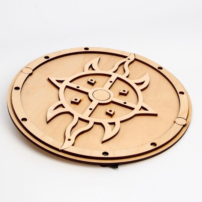 Деревянное оружие «Щит» 25*25*3,2 см — PalitraMastera