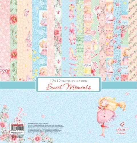 Набор бумаги для скрапбукинга 30,5х30,5 см 190 гр/м, Маленькая принцесса (9 двустор) фото 1 &mdash; PalitraMastera