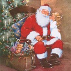 Салфетки бумажные для декупажа, 33х33 см, "Секрет для Санты" фото 1 &mdash; PalitraMastera