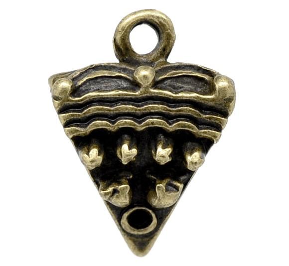 Подвеска "Торт" 19x14mm (Можно установить стразы), (под античную бронзу) фото 1 — PalitraMastera