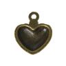 Декор металл для творчества "Сердечко с петелькой" под латунь (Е0418) 1,3х1,5 см  2268706 фото 3 — PalitraMastera