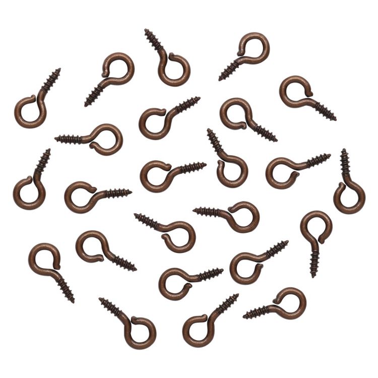 FIN2150 Штифты винтовые, 8*4mm, 1 шт Астра (медь) — PalitraMastera