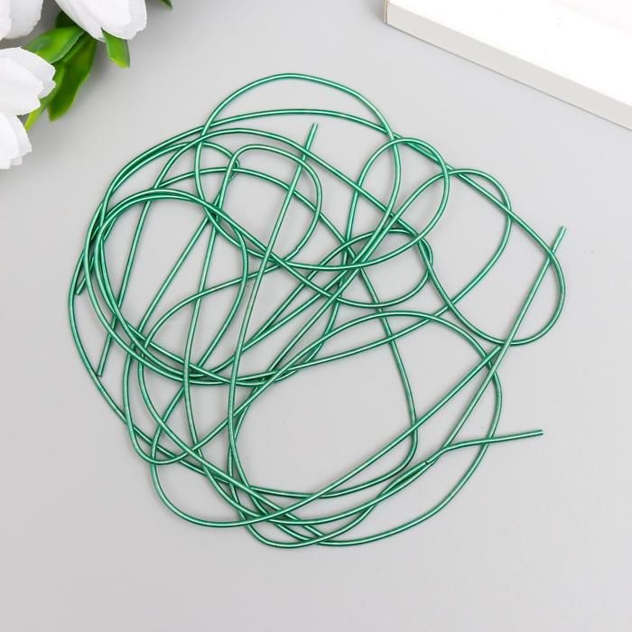 Канитель мягкая, гладкая 1,3 мм, матовая, нефрит 5 гр 5312051 — PalitraMastera