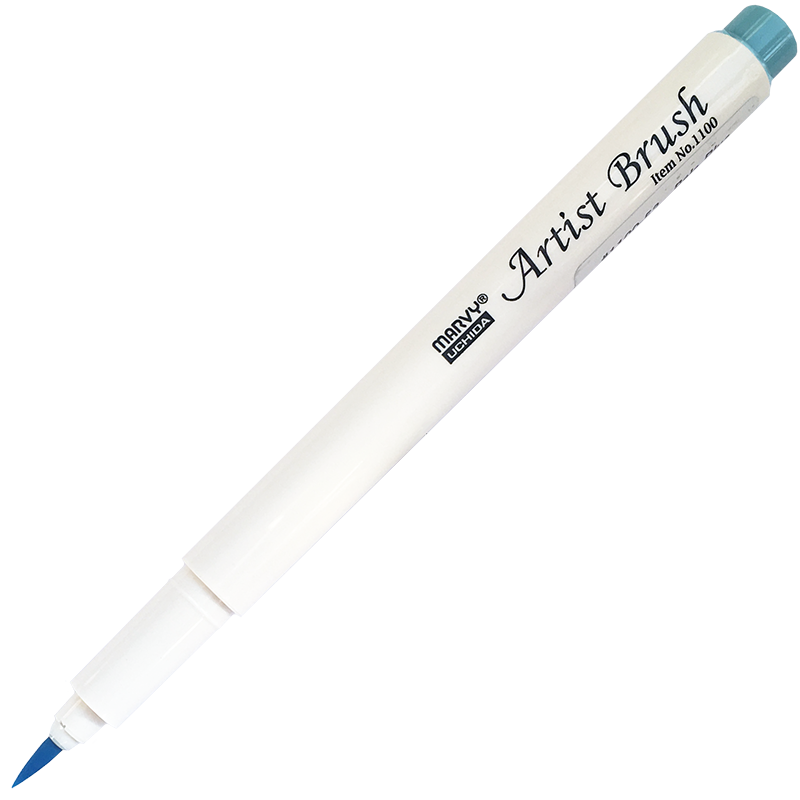 Маркер-кисть, акварельные чернила на водной основе Pale Blue MAR1100/53 /Marvy фото 1 — PalitraMastera