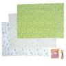 Набор ткани для пэчворка (3 шт) «Нежная зелень» , 30 х 40 см фото 1 &mdash; PalitraMastera