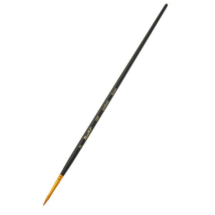 Синтетика пл. удл. черная ручка № 02 /Roubloff /1327 — PalitraMastera