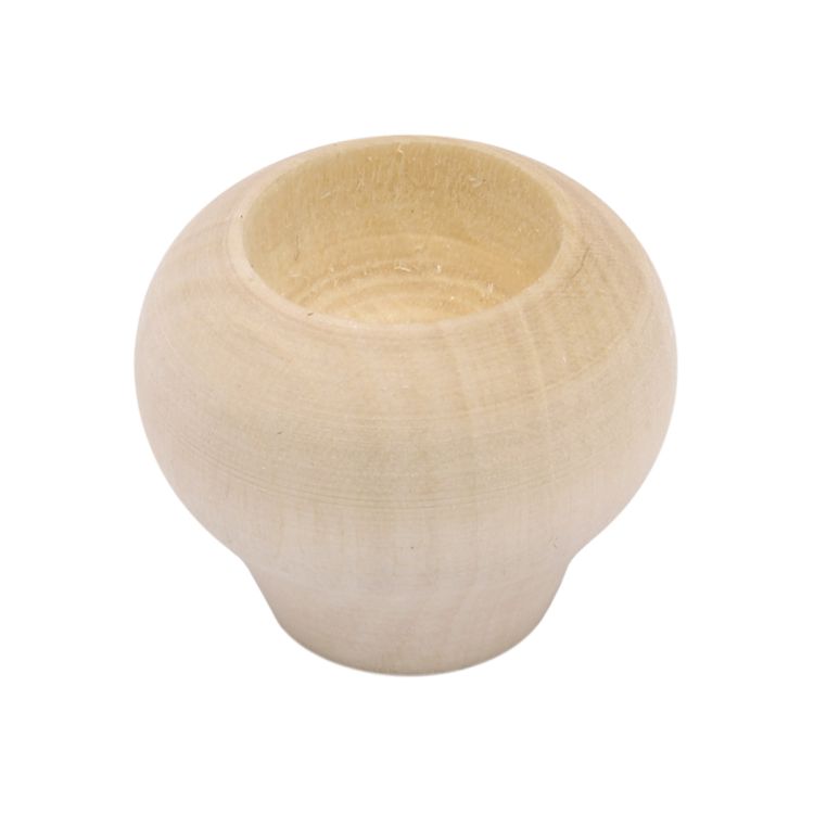 Деревянная заготовка Чугунок, 1шт., h2,4*2,8см — PalitraMastera