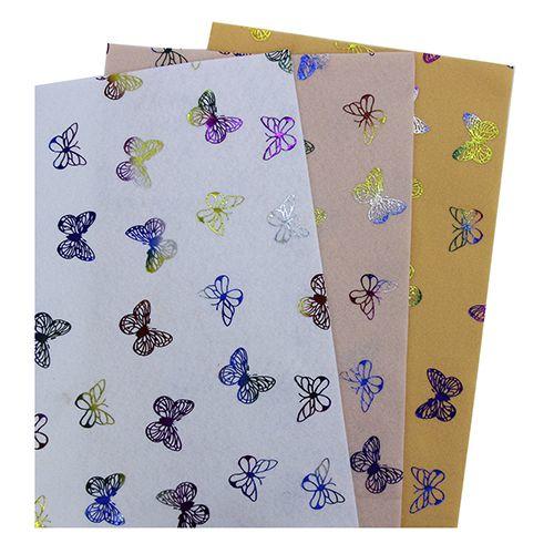 Фетр листовой декоративный &quot;Бабочки&quot; Астра, 1,0мм, 180 гр, 20х30см — PalitraMastera