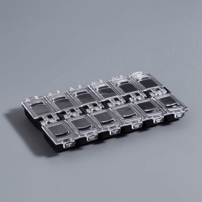 Органайзер для хранения мелочей, 12 ячеек, 13*7.5*1.4 см, МИКС — PalitraMastera