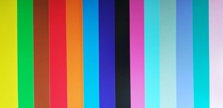 Набор для детского творчества из цветного мелованного двухстороннего картона &quot;Хитрец&quot;, формат А4,14 цв, 14 л. — PalitraMastera