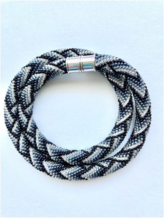 Колье «Черно-серый» — PalitraMastera