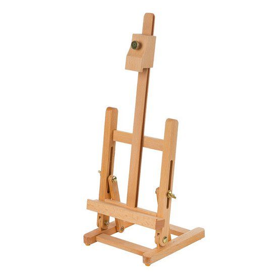 Мольберт настольный №6 "Сонет", бук, 16х16х39 см фото 1 — PalitraMastera