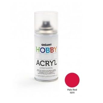 Красный светлый акрил в аэрозоли  Ghiant Hobby 150мл фото 1 &mdash; PalitraMastera