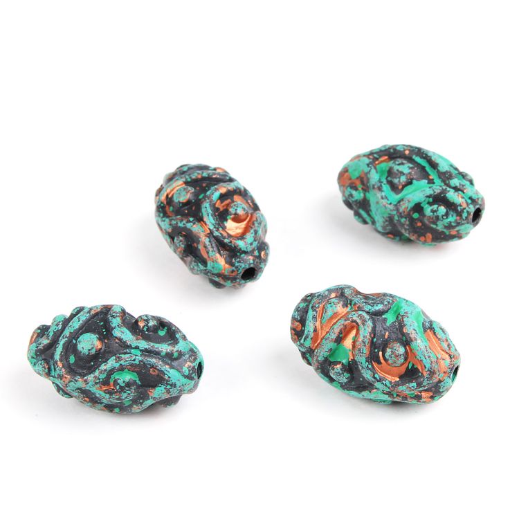 3659 Бусины декоративные под камень, 33*20мм, 4шт/упак — PalitraMastera