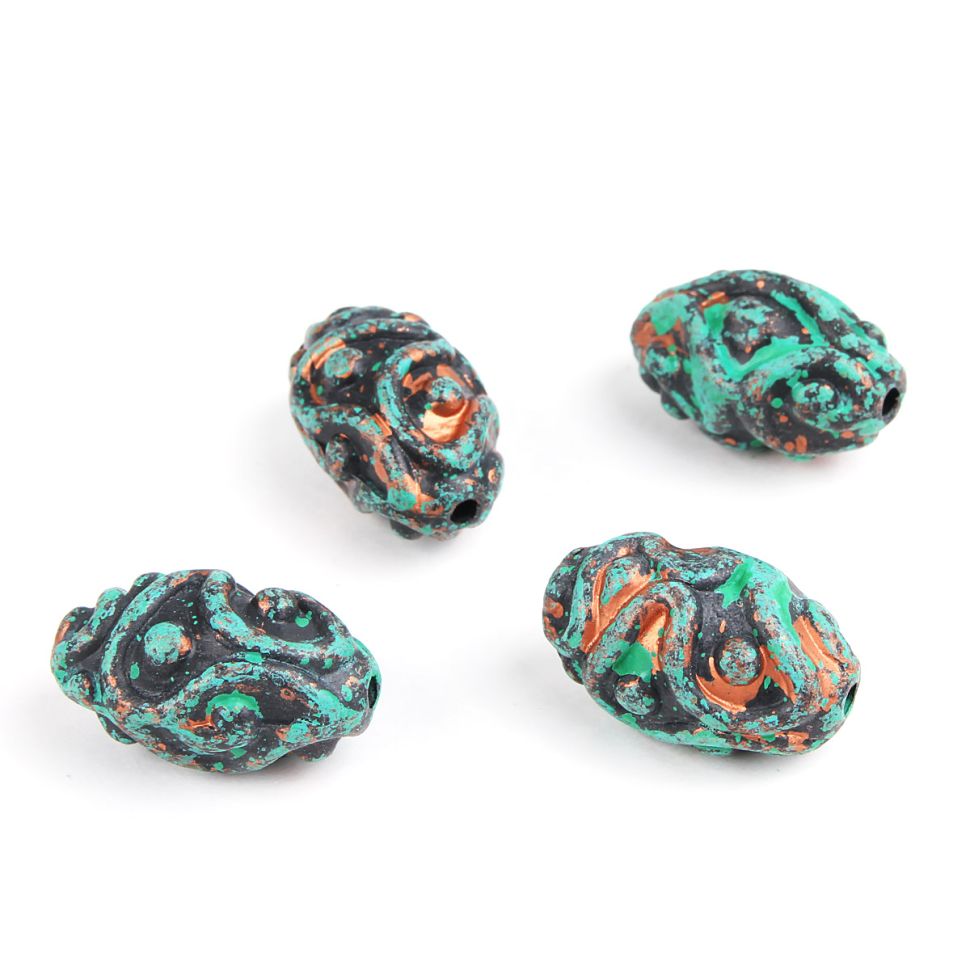 3659 Бусины декоративные под камень, 33*20мм, 4шт/упак фото 1 &mdash; PalitraMastera