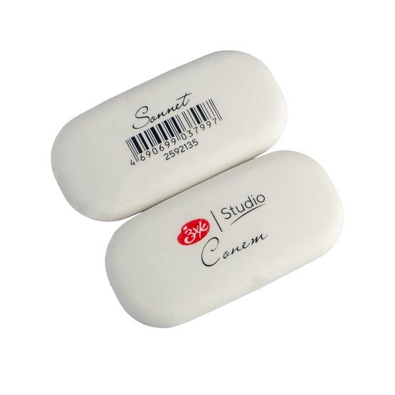 Ластик &quot;Сонет&quot; овальный для чернографитных карандашей — PalitraMastera