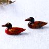 Сувенир «Уточки мандаринки» талисман фен-шуй, 1,5 ?х3,5 х 5,5 см, набор 2 шт. фото 2 — PalitraMastera