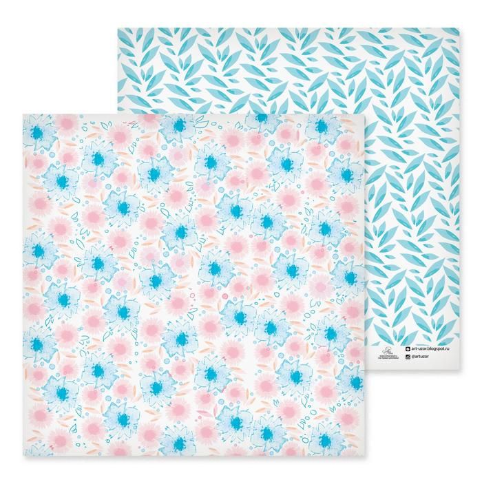 Бумага для скрапбукинга "Маргаритки", 30.5х30.5 см  2694639 фото 1 — PalitraMastera