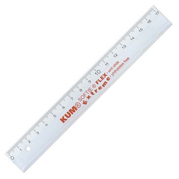 Линейка 15(17)см "Softie Flex Extreme" особо гибкая, прозрачная, в блистере, 2250919 фото 1 — PalitraMastera