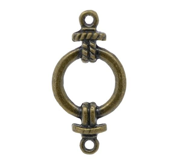 Коннектор &quot;Морской&quot; 25x13mm (под античную бронзу) — PalitraMastera
