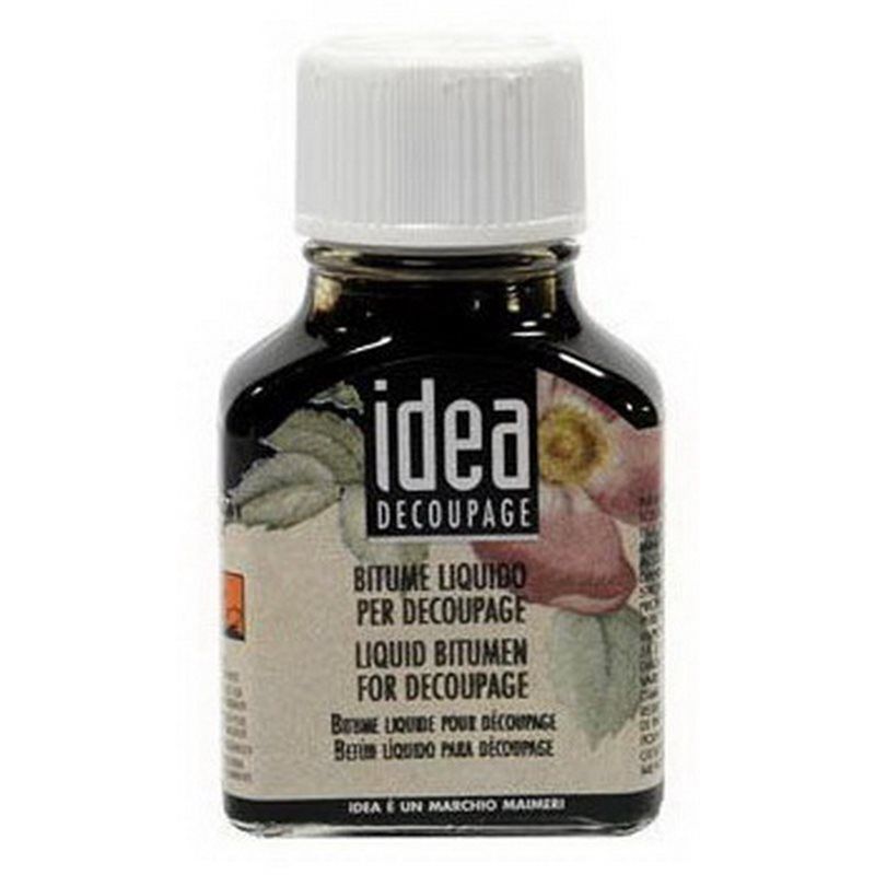 IDEA Асфальтовый лак для декупажа, 75 мл. фото 1 &mdash; PalitraMastera