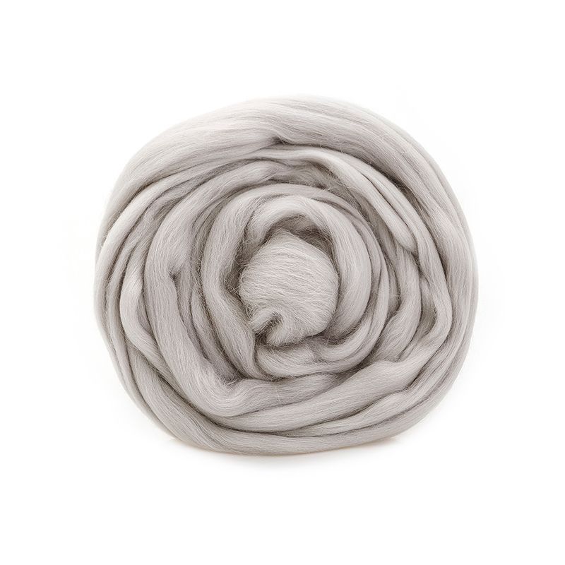 Гребенная лента шерсть австралийский меринос (0813, св.сумерки) фото 1 &mdash; PalitraMastera