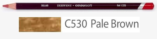 Цветной карандаш Coloursoft, мягкий, С530 коричневый палевый, круглый корпус 8 мм, грифель - 4 мм. фото 1 &mdash; PalitraMastera